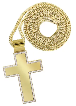 10K Yellow Gold Crucifix Necklace | Appx. 55 Grams