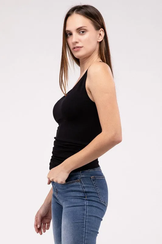 2-Way V-Neck Seamless Tank