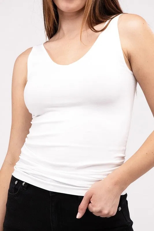 2-Way V-Neck Seamless Tank