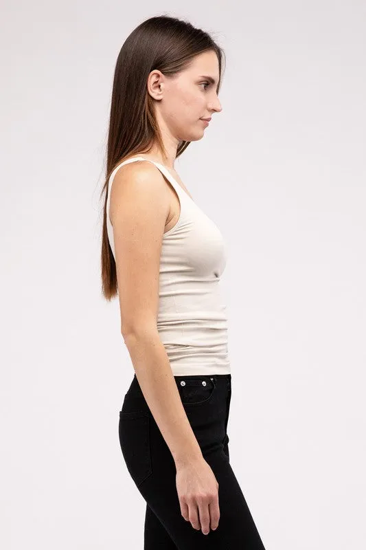 2-Way V-Neck Seamless Tank