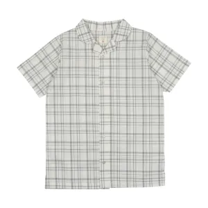 ANALOGIE LIGHT BLUE PLAID COLLAR SHIRT [FINAL SALE]