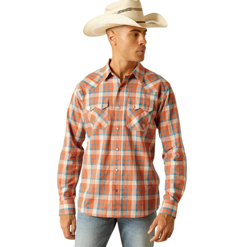 Ariat Men's Hilario Retro Fit Arabesque  Long Sleeve Western Snap Shirt 10048497