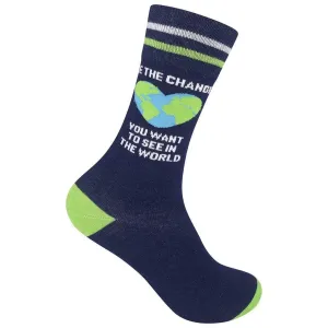 Be The Change Unisex Crew Sock