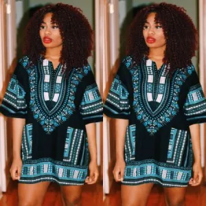 Black Waves Dashiki (UNISEX)