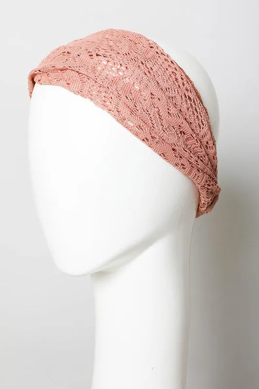 Bohemian Lace Stretch Headwrap