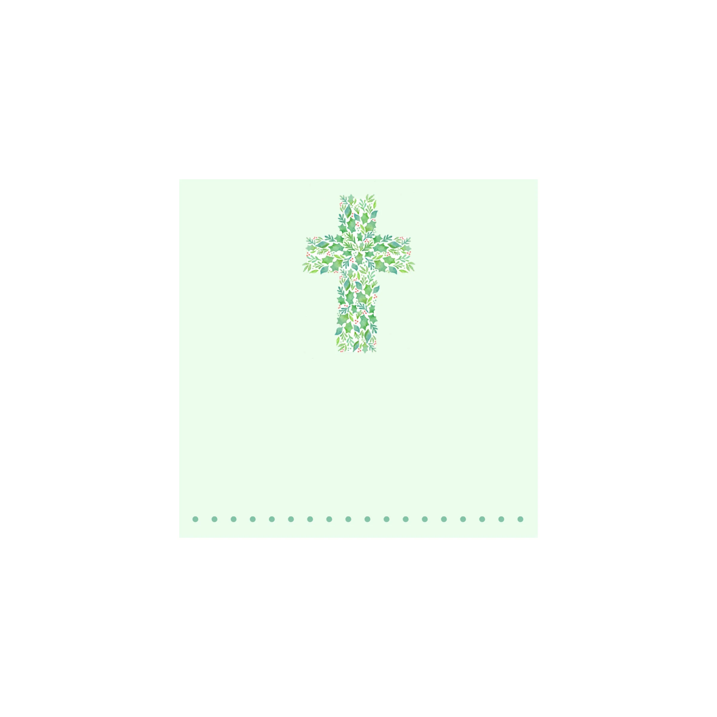 Christmas Cross Gift Tag