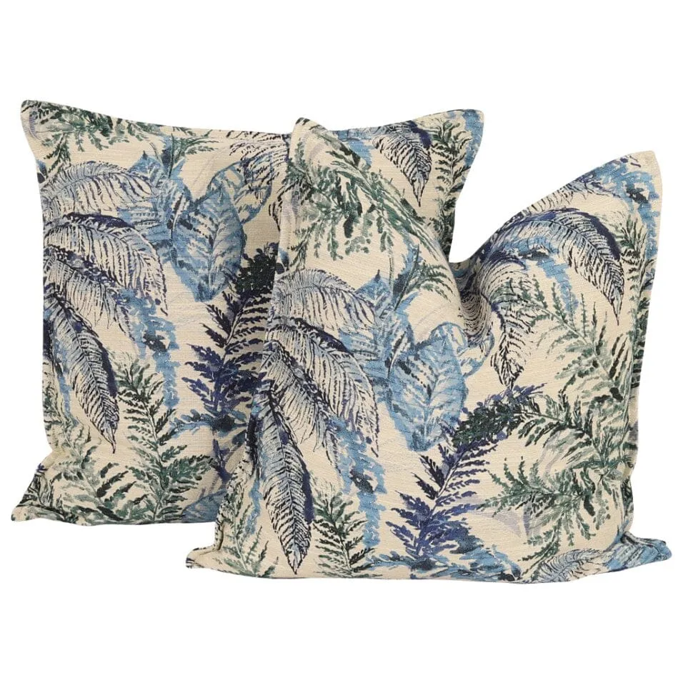 Deciduous Blues Cushion