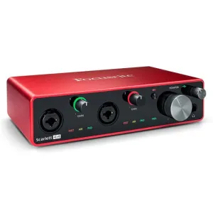 Focusrite Scarlett 4i4 Gen 3 4-in/4-out USB Audio Interface