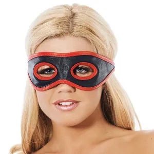 Leather Mask Red And Black