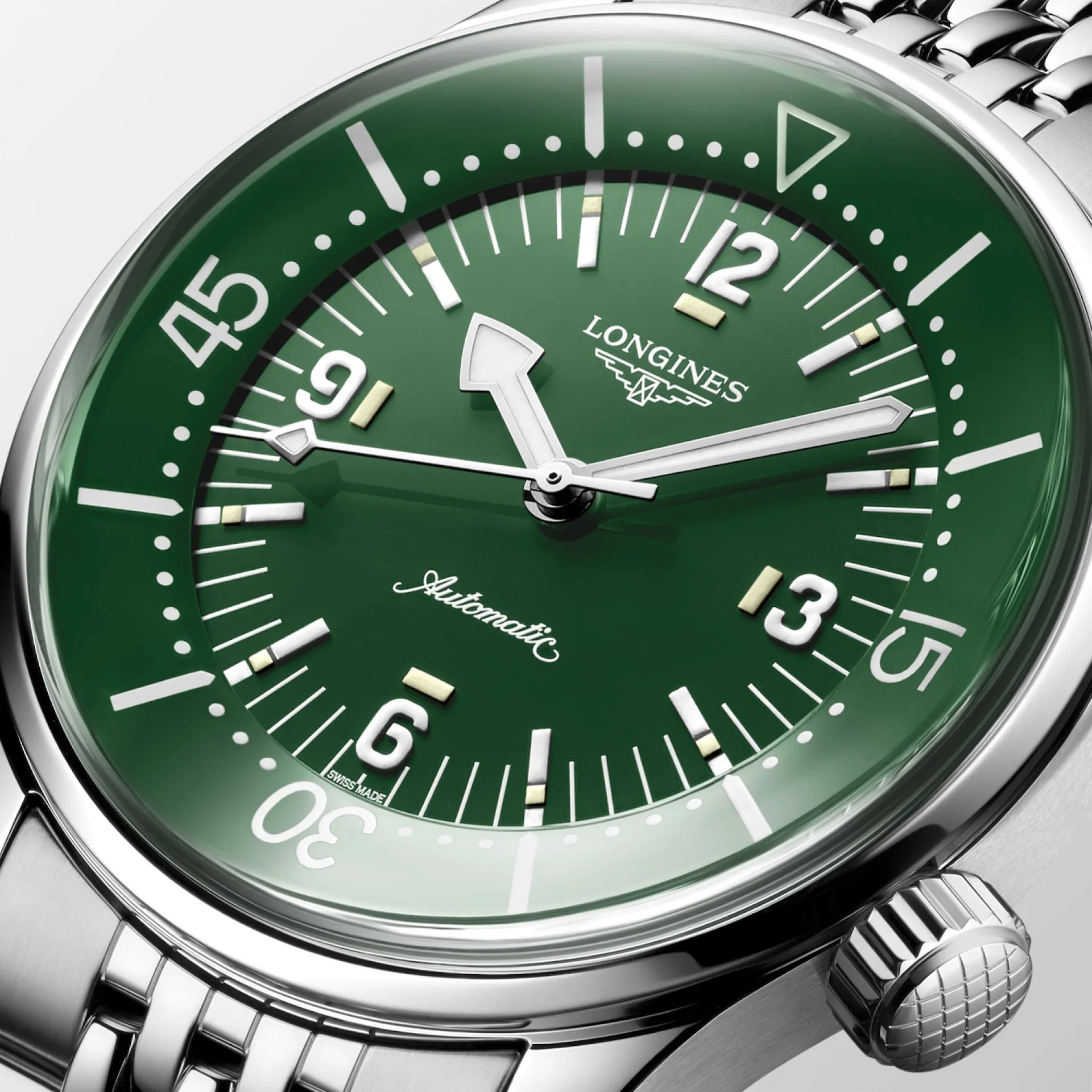 Longines Legend Diver Green Dial 39mm