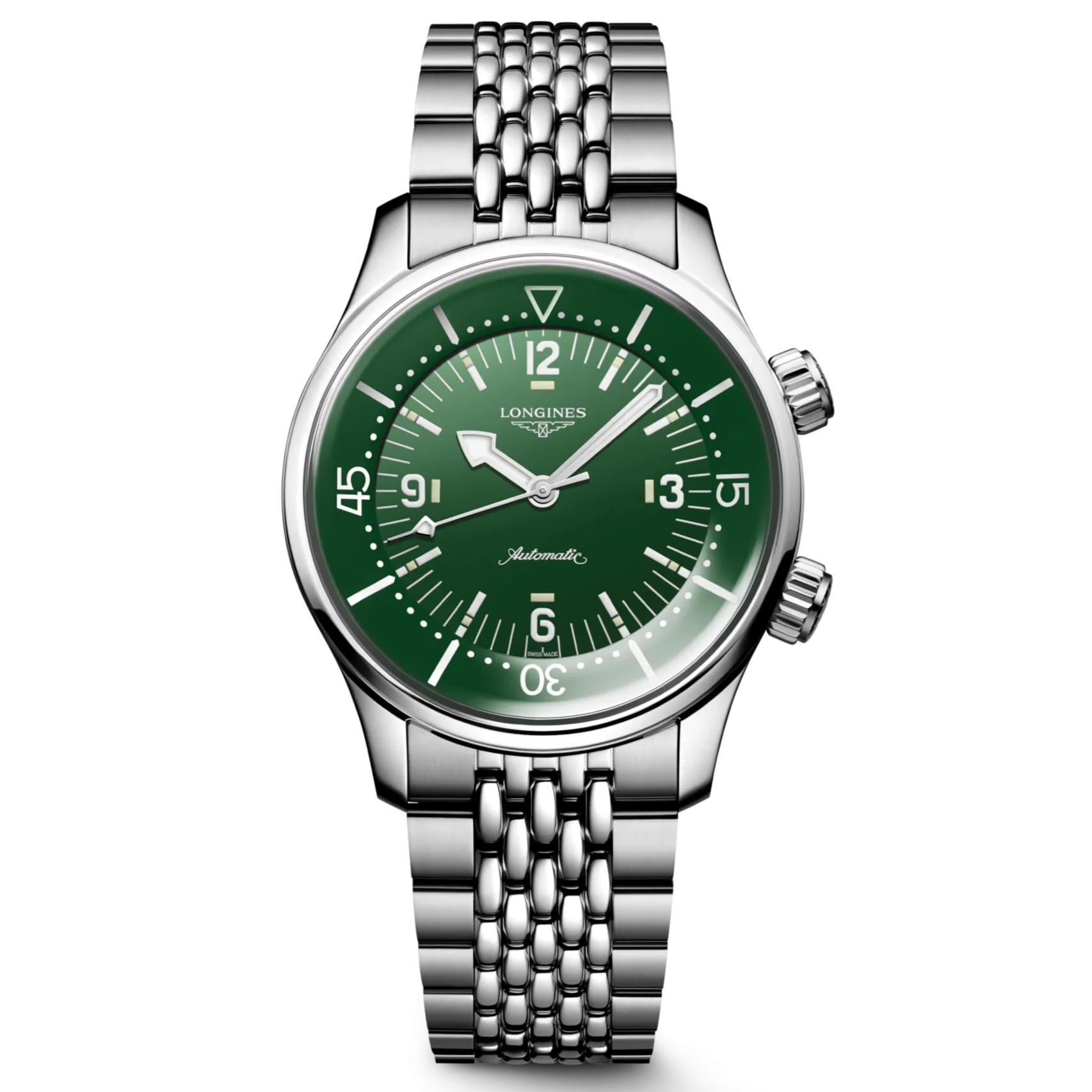 Longines Legend Diver Green Dial 39mm