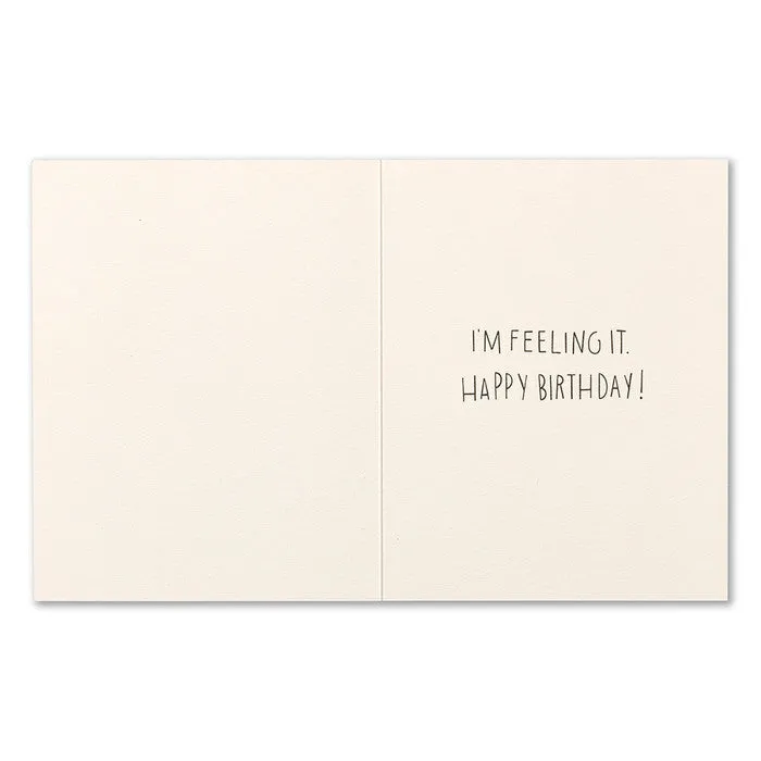 New Year New Vibe Birthday Card