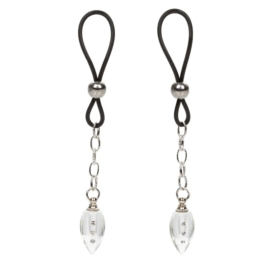 Nipple Play Non Piercing Nipple Jewellery Crystal Teardrop