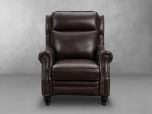 Pollenzo Leather Pushback Recliner