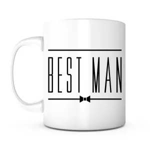 "Best Man Bow" Mug